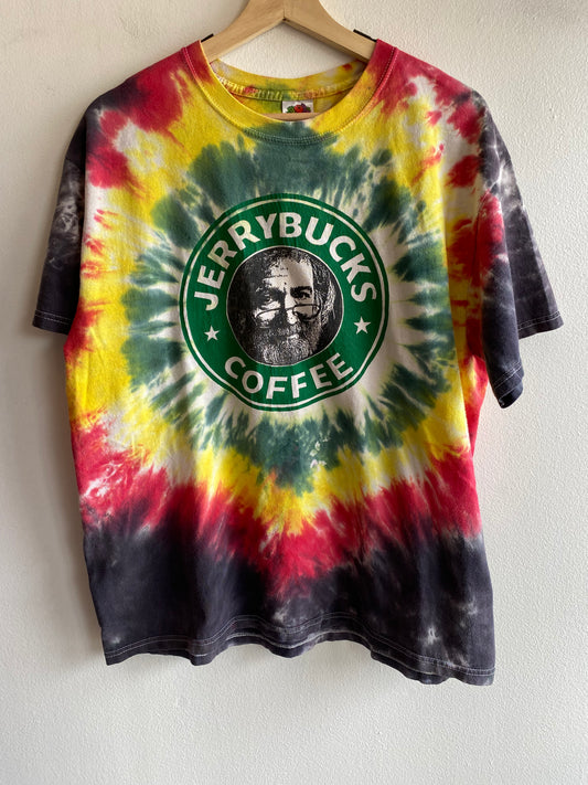 Vintage Y2K Jerry Garcia “Jerrybucks” Tie Dye T-Shirt