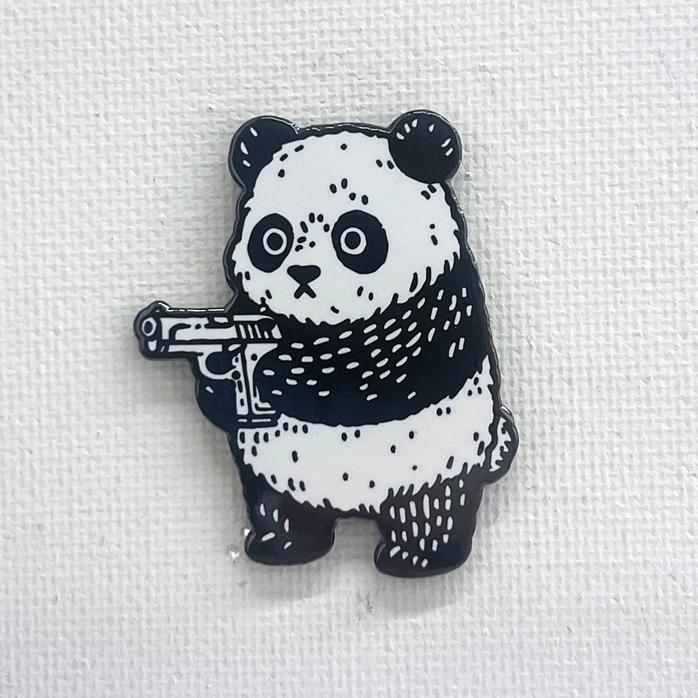 Strike Gently - Enamel Pin - La Lovely Vintage 