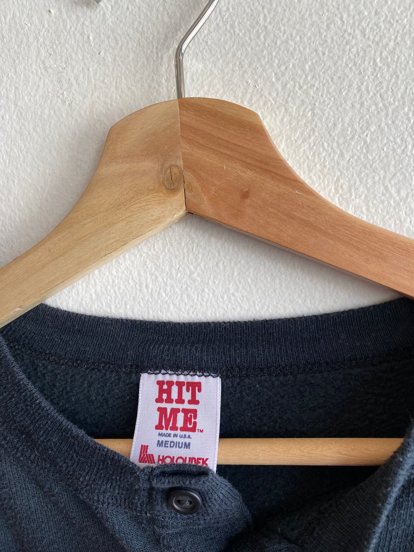 Vintage 1980’s Harley Davidson Henley Sweatshirt