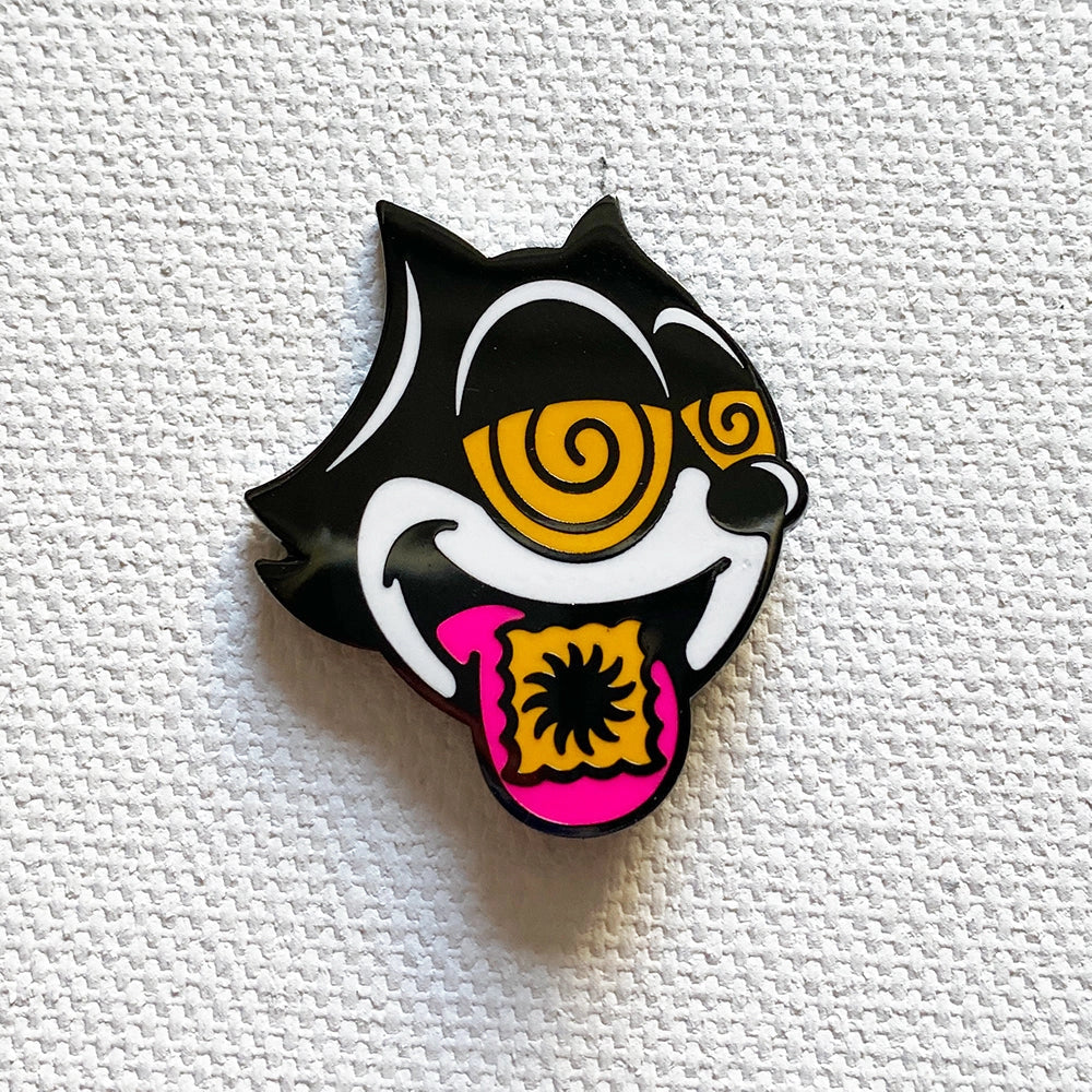 Strike Gently - Enamel Pin - La Lovely Vintage 