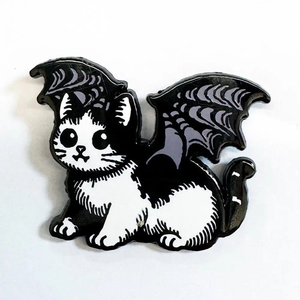 Strike Gently - Enamel Pin - La Lovely Vintage 