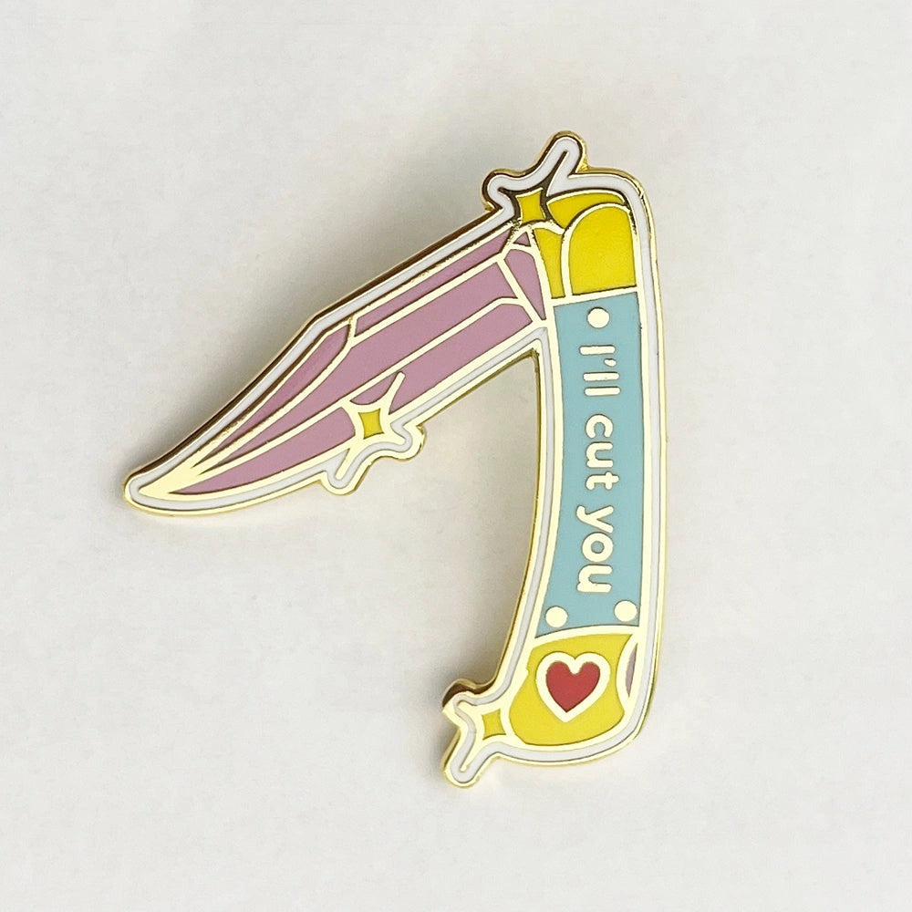 Strike Gently - Enamel Pin - La Lovely Vintage 