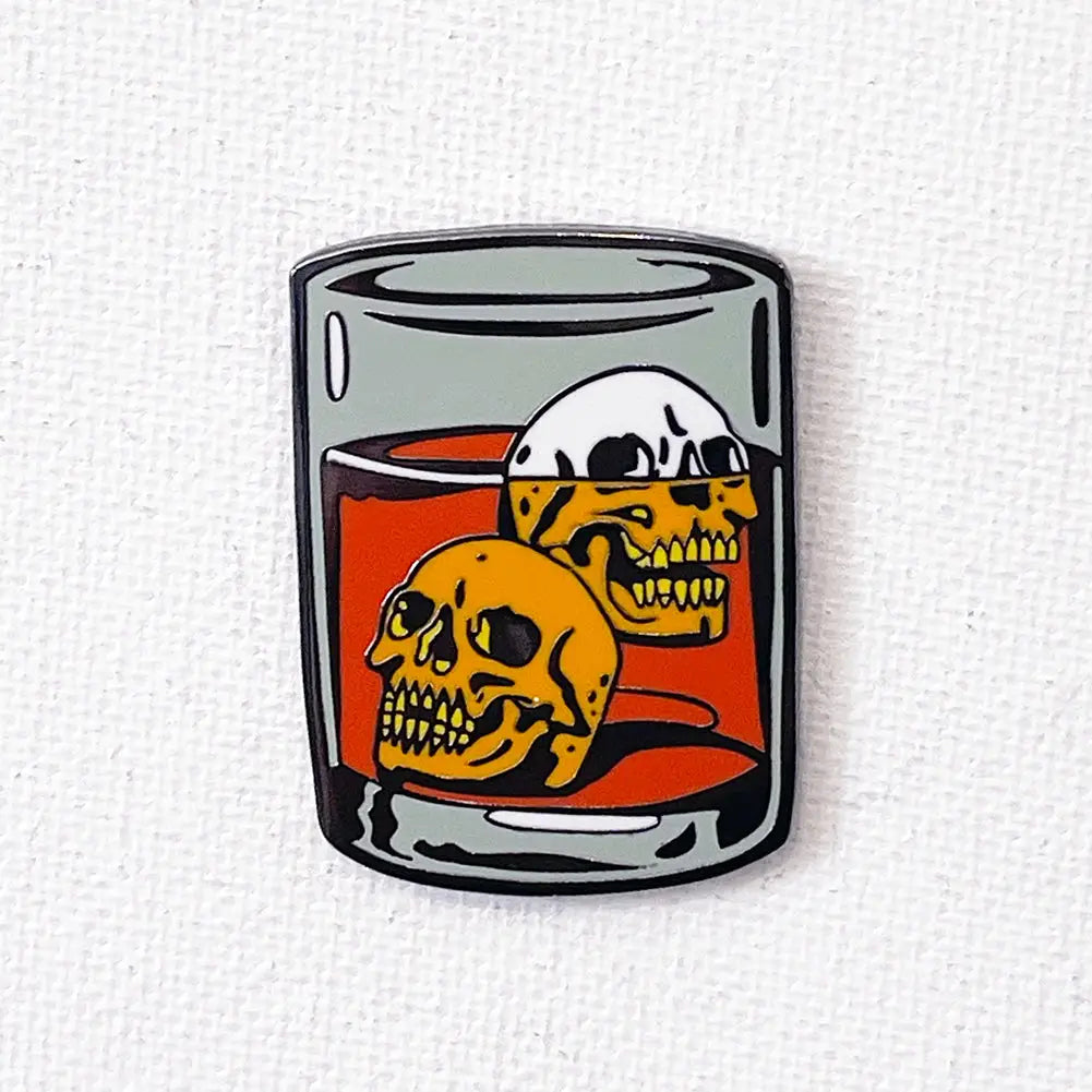Strike Gently - Enamel Pin - La Lovely Vintage 