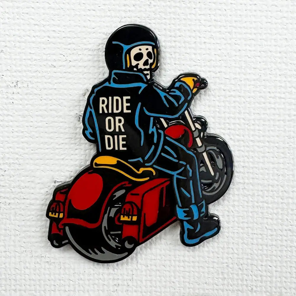 Strike Gently - Enamel Pin - La Lovely Vintage 