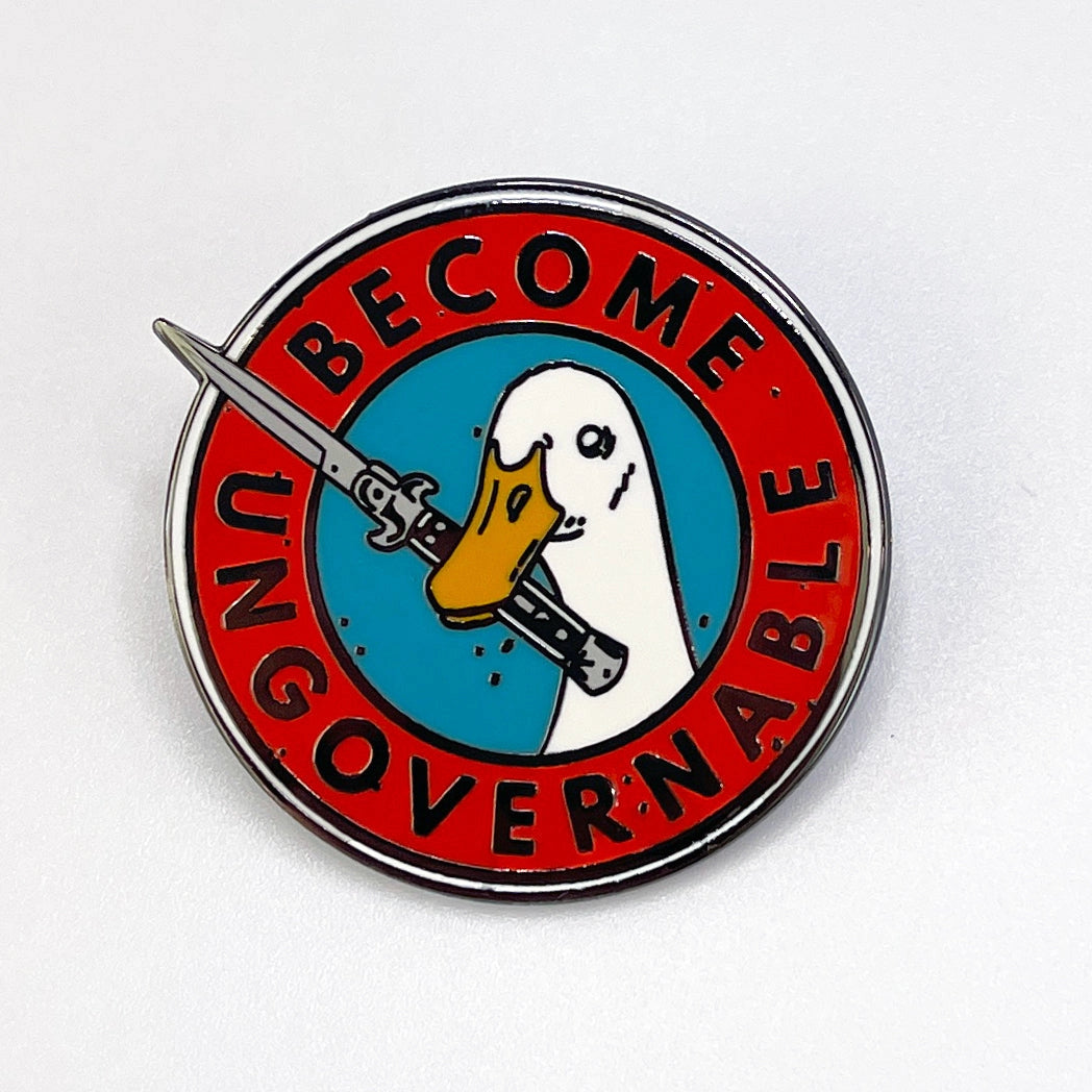 Strike Gently - Enamel Pin - La Lovely Vintage 