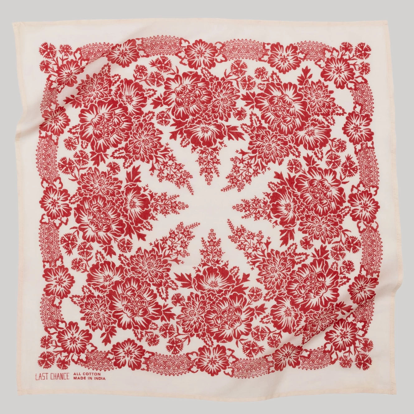 Last Chance Textiles - Cotton Bandana - La Lovely Vintage 