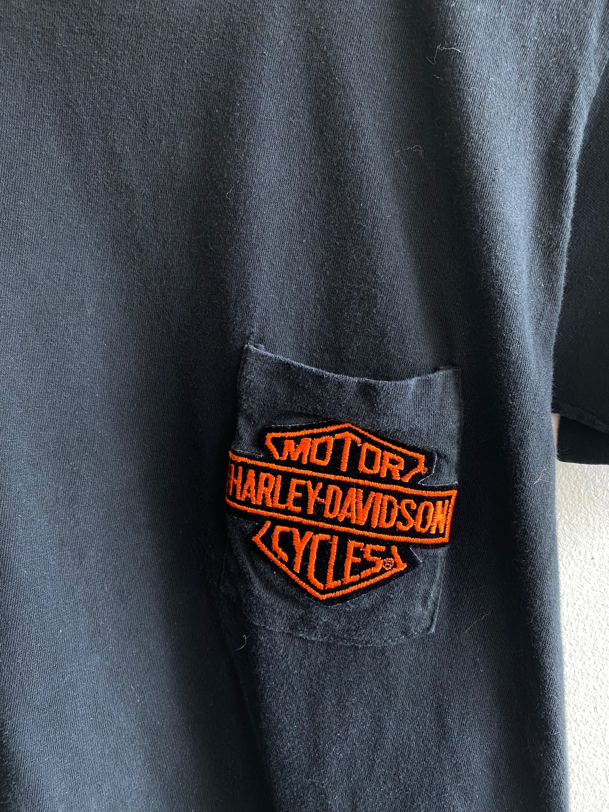 Vintage 1970/80’s Harley Davidson Pocket T-Shirt - La Lovely Vintage 