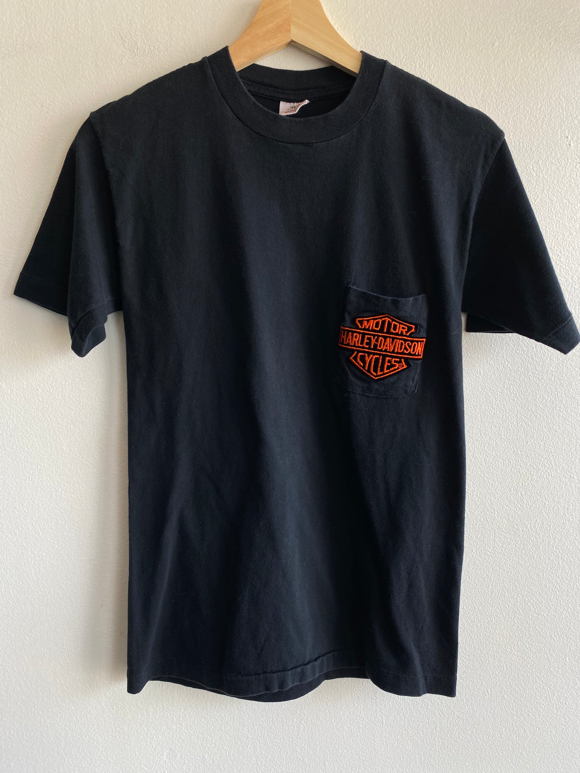 Vintage 1970/80’s Harley Davidson Pocket T-Shirt - La Lovely Vintage 
