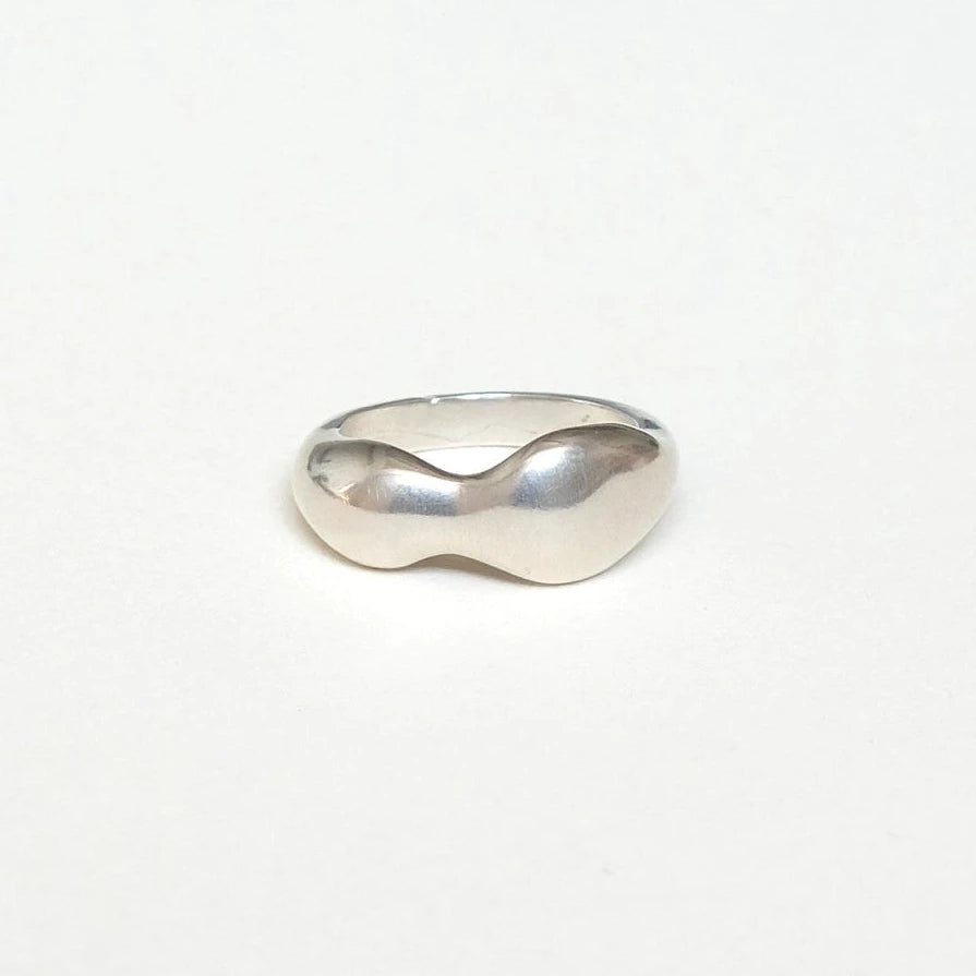 Sarah Safavi - Sterling Silver Flow Organic Texture Band Ring - La Lovely Vintage 
