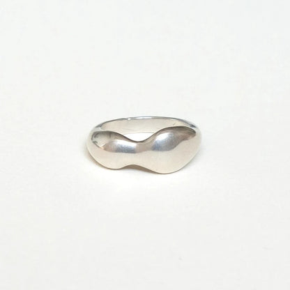 Sarah Safavi - Sterling Silver Flow Organic Texture Band Ring - La Lovely Vintage 