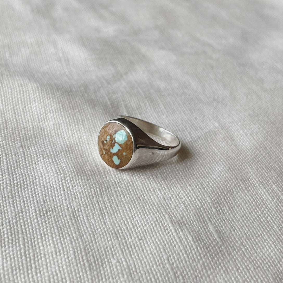 Sarah Safavi - Stone Signet Ring - La Lovely Vintage 