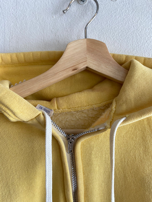 Vintage 1970’s European Zip-Up Hooded Sweatshirt