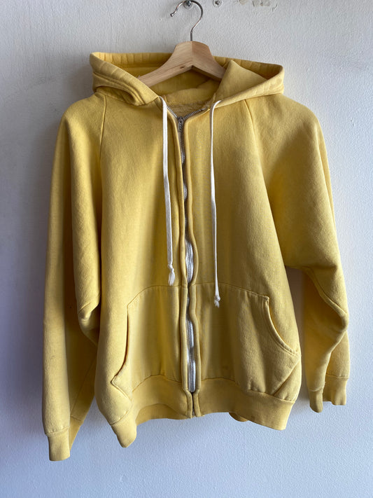 Vintage 1970’s European Zip-Up Hooded Sweatshirt