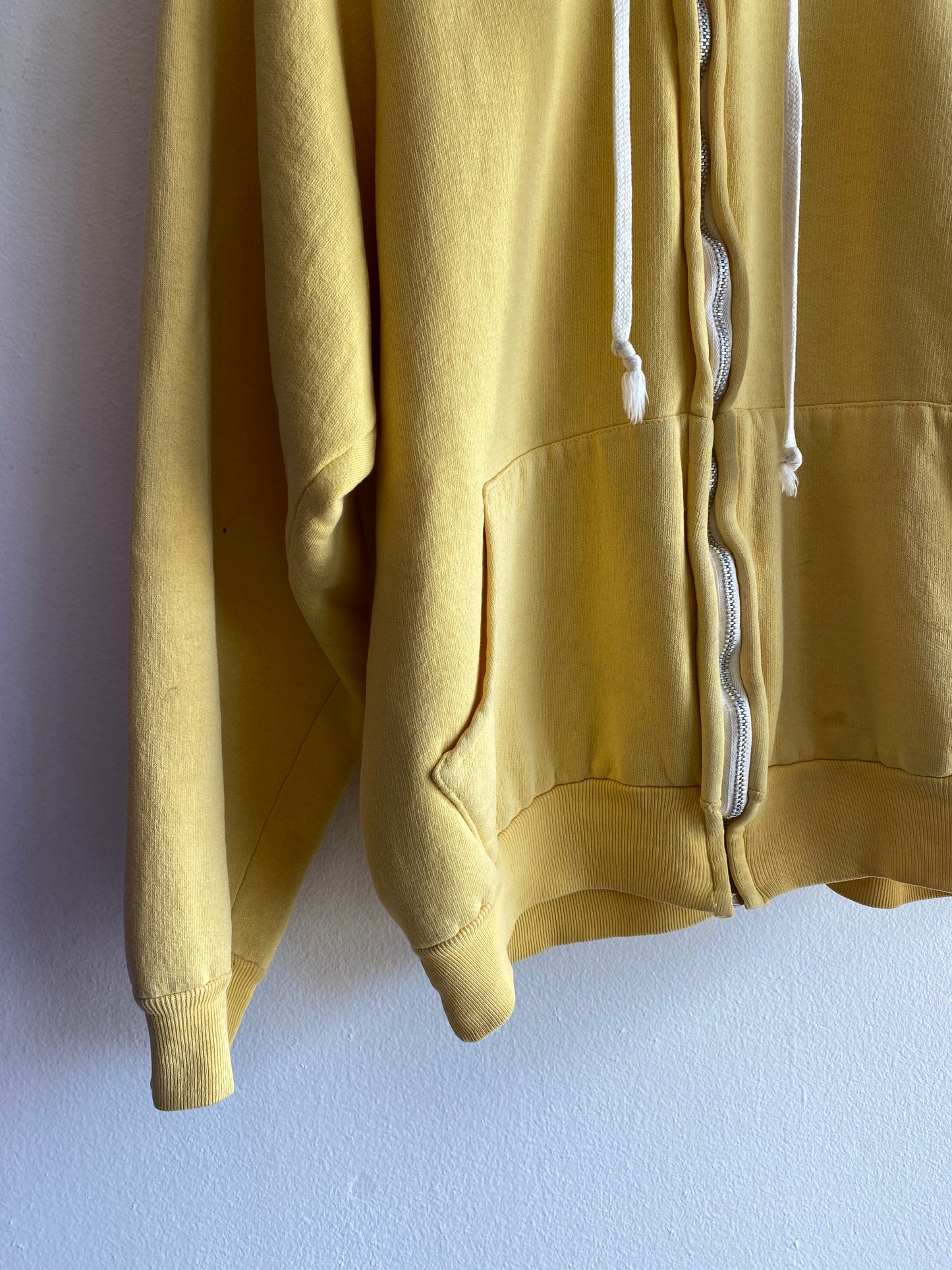 Vintage 1970’s European Zip-Up Hooded Sweatshirt