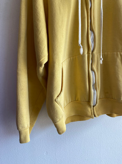 Vintage 1970’s European Zip-Up Hooded Sweatshirt