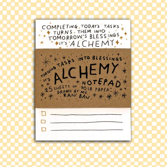 Rani Ban Co. - “Alchemy” to-do Notepad