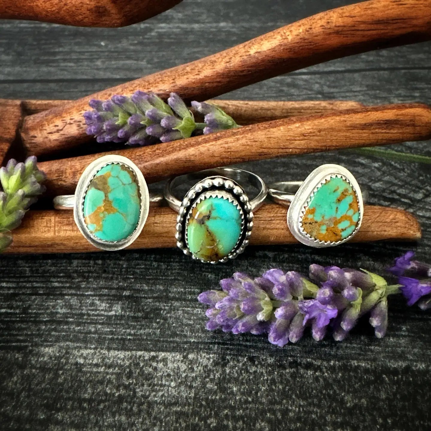 Oaktownwendy - Sonoran Gem Turquoise Stacking – La Lovely Vintage