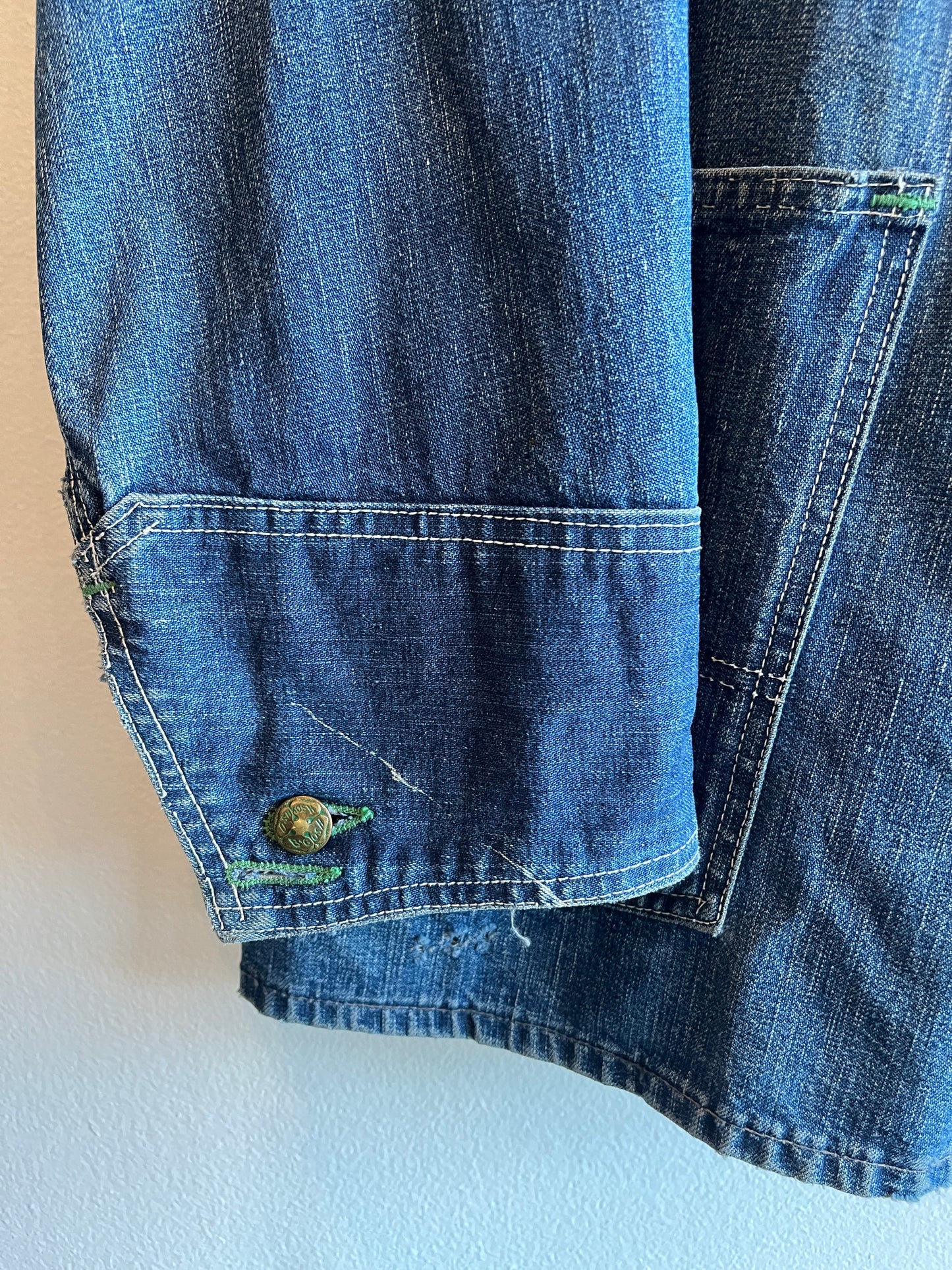 Vintage 1940’s OshKosh B’Gosh Denim Chore Coat
