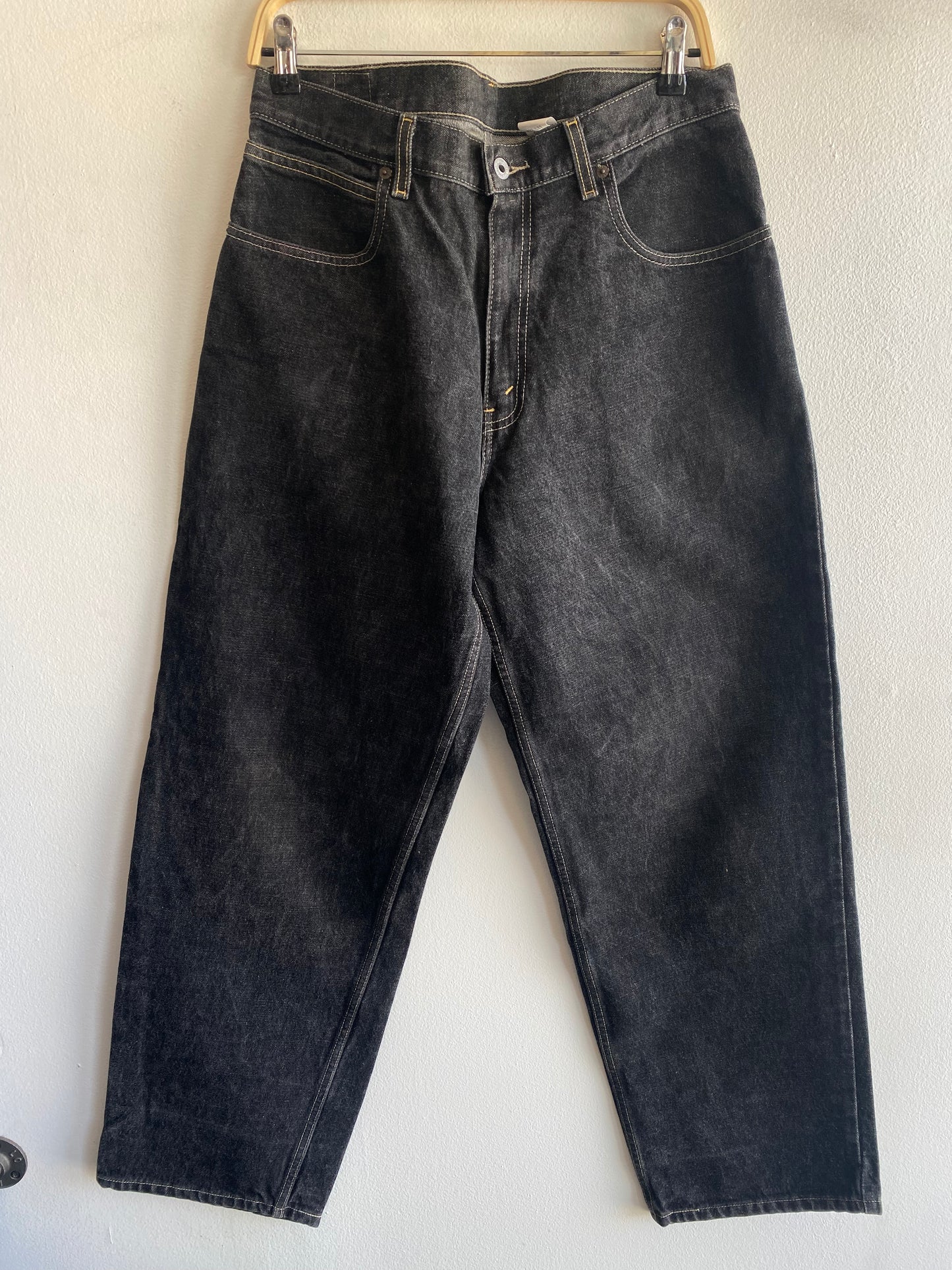 Vintage 1990’s Levi’s Dry Goods 595 Black Denim Jeans