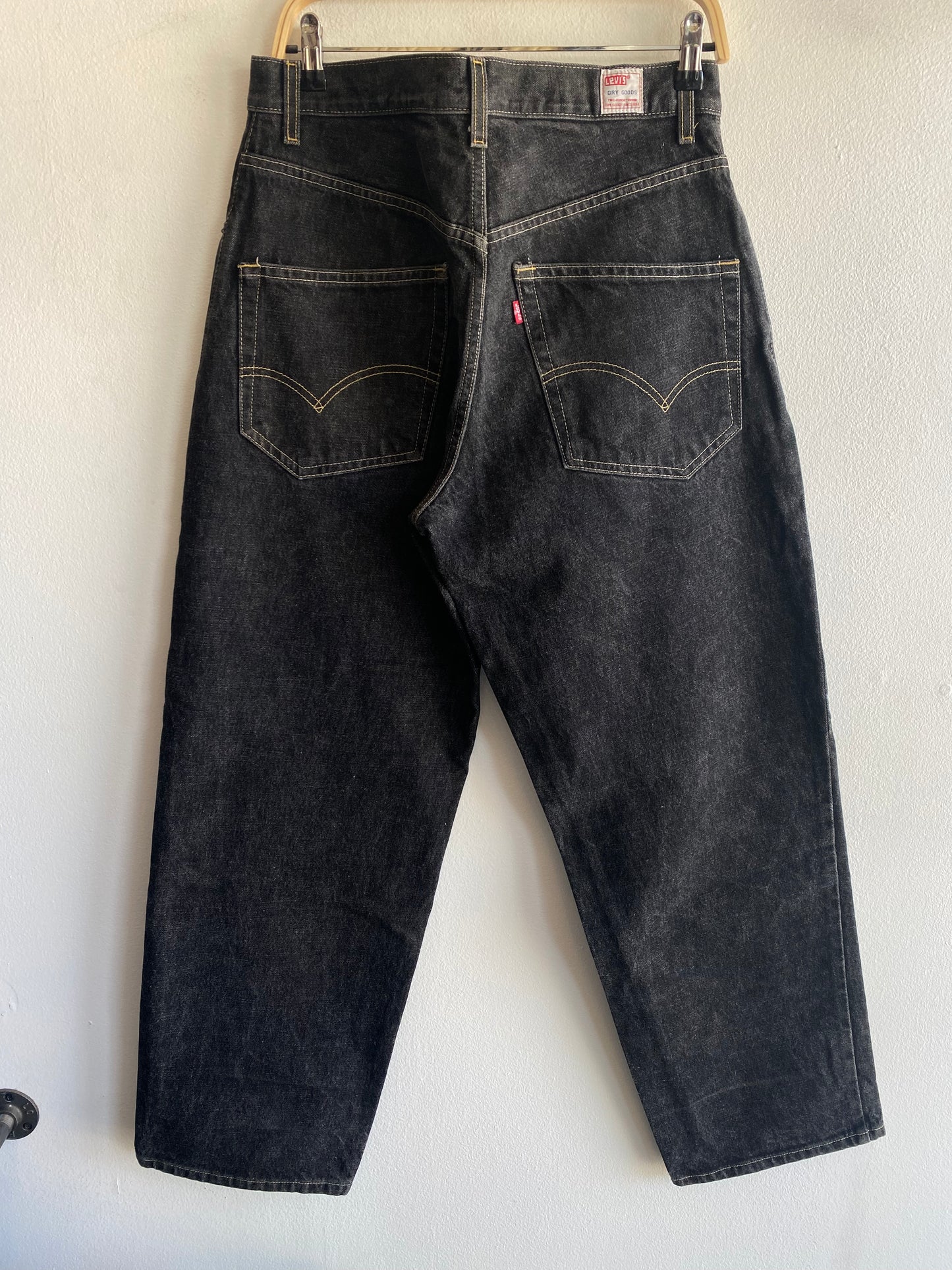 Vintage 1990’s Levi’s Dry Goods 595 Black Denim Jeans