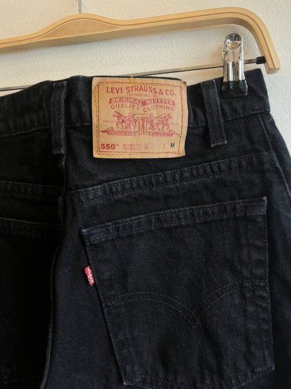 Vintage 1990's Levi’s 550 Black Denim Jeans