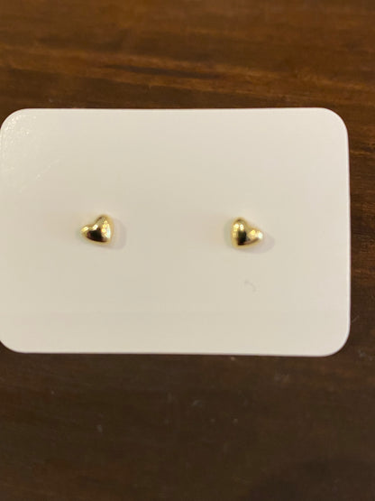 Heart Stud Earrings By La Lovely - La Lovely Vintage 