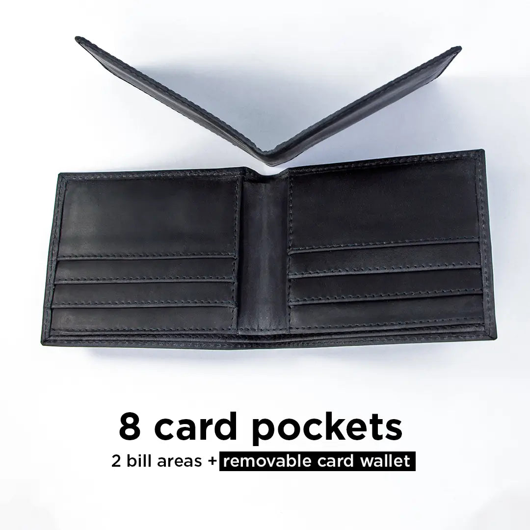 Origin Creations - Leather Bifold Wallet - La Lovely Vintage 