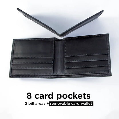 Origin Creations - Leather Bifold Wallet - La Lovely Vintage 