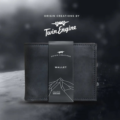 Origin Creations - Leather Bifold Wallet - La Lovely Vintage 