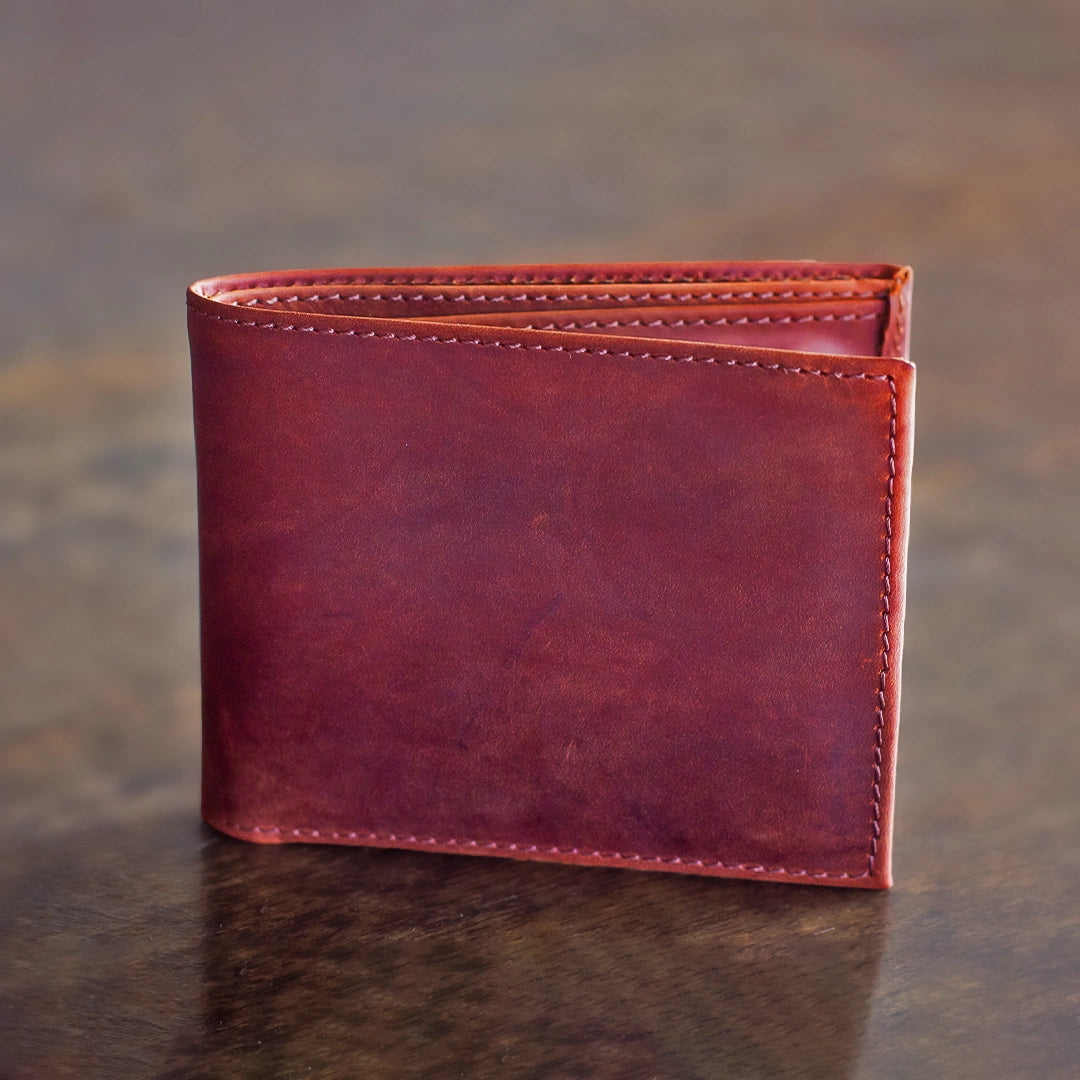 Origin Creations - Leather Bifold Wallet - La Lovely Vintage 