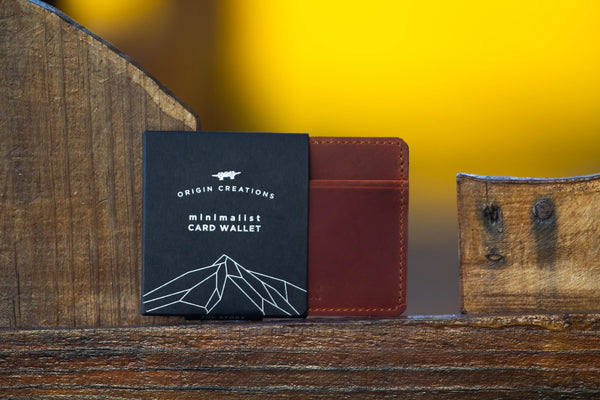 Origin Creations - Leather Minimalist Card Wallet