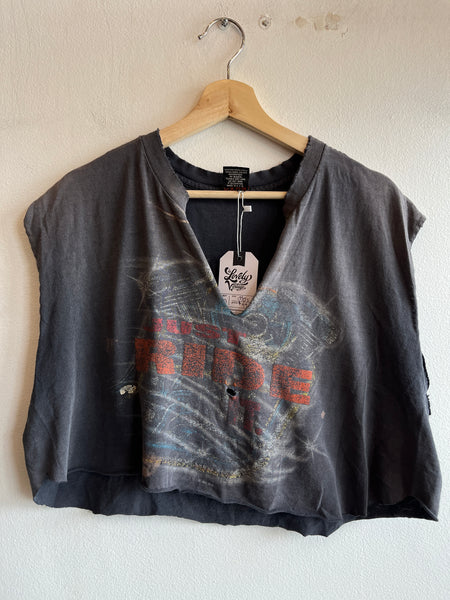 Vintage 1990’s Thrashed and Chopped Harley “Just Ride It” shirt
