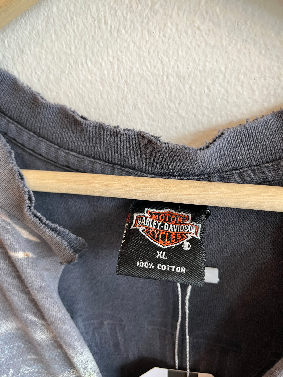 Vintage 1990’s Thrashed and Chopped Harley “Just Ride It” shirt