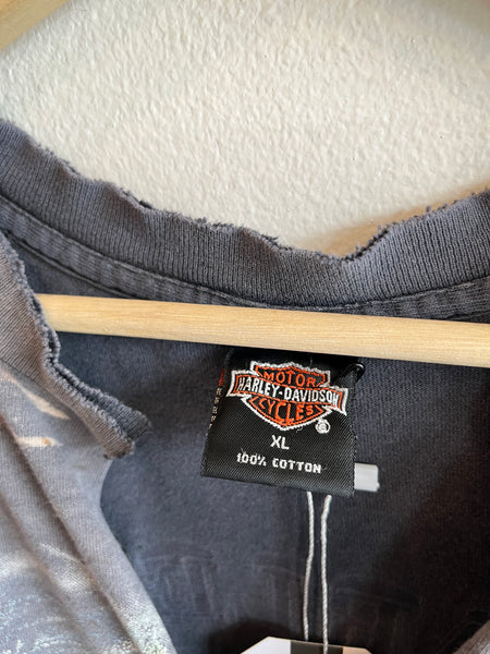 Vintage 1990’s Thrashed and Chopped Harley “Just Ride It” shirt