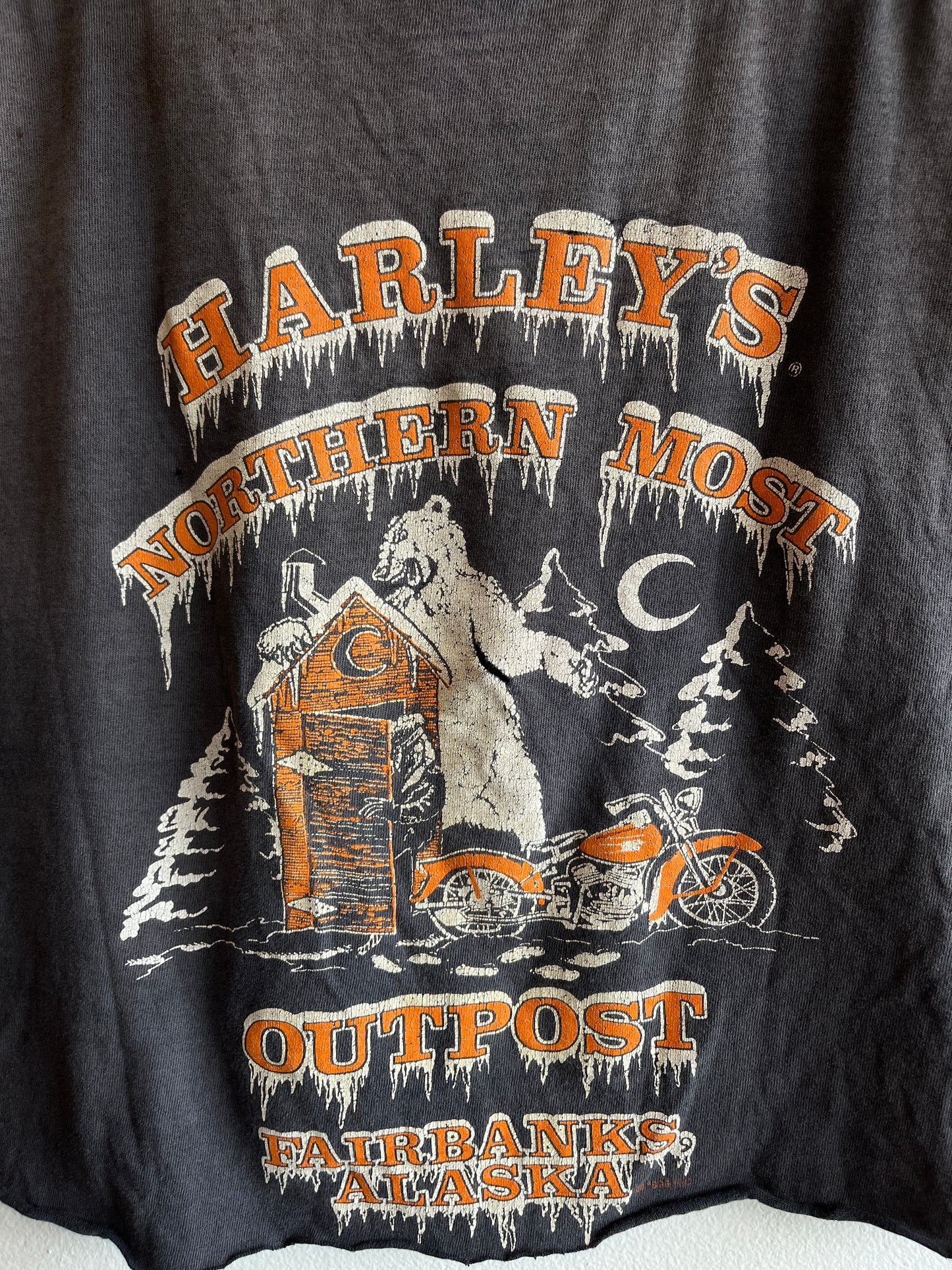 Vintage 1990’s Thrashed and Chopped Harley “Just Ride It” shirt