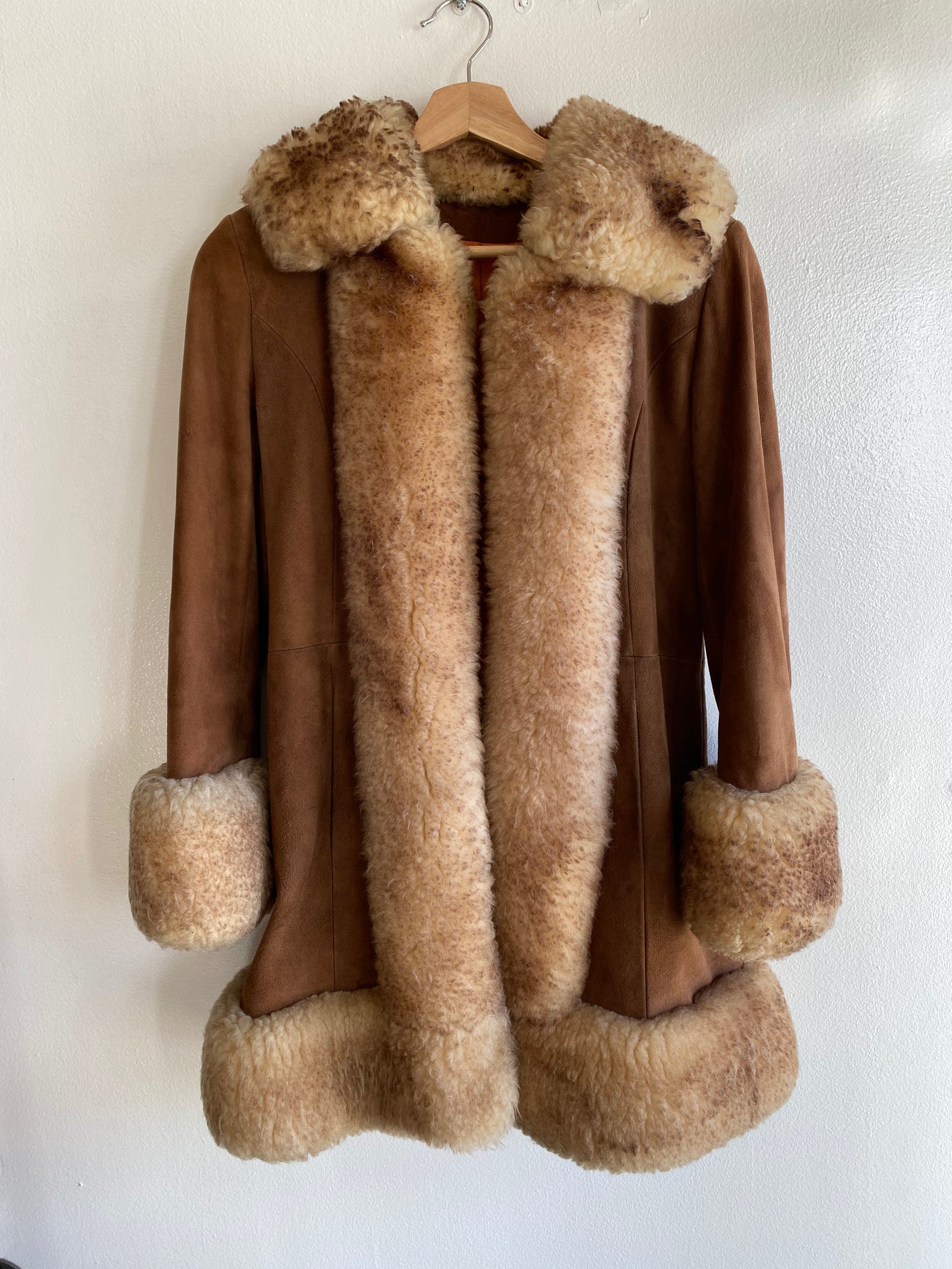 Vintage 1960/70’s Fur-Lined Suede Penny Lane Jacket