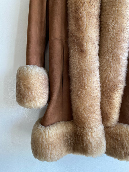 Vintage 1960/70’s Fur-Lined Suede Penny Lane Jacket