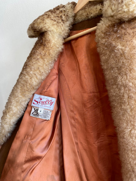 Vintage 1960/70’s Fur-Lined Suede Penny Lane Jacket