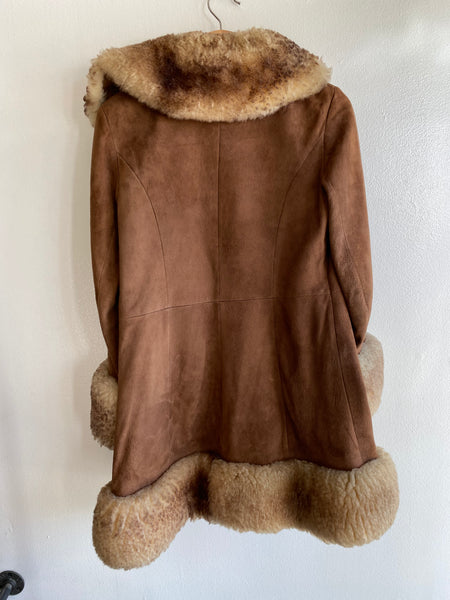 Vintage 1960/70’s Fur-Lined Suede Penny Lane Jacket