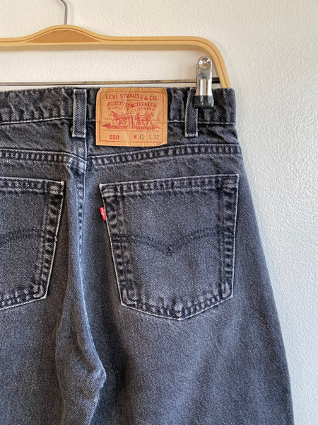 Vintage 1980’s Levi’s 550 Grey Denim Jeans