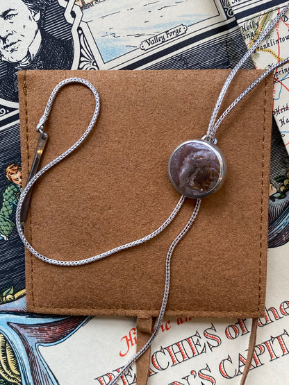 Sarah Safavi Jewelry - Silver Bolo Tie Necklace - La Lovely Vintage 