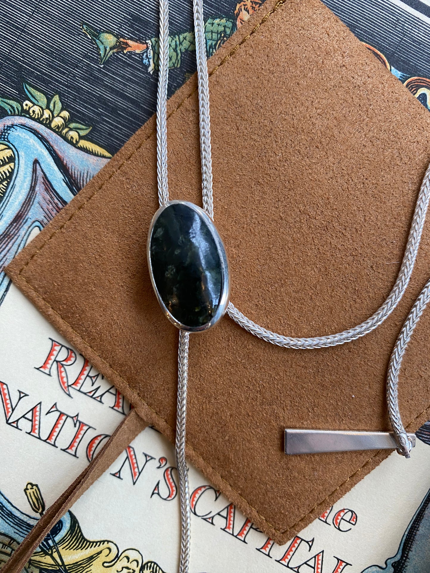 Sarah Safavi Jewelry - Silver Bolo Tie Necklace - La Lovely Vintage 