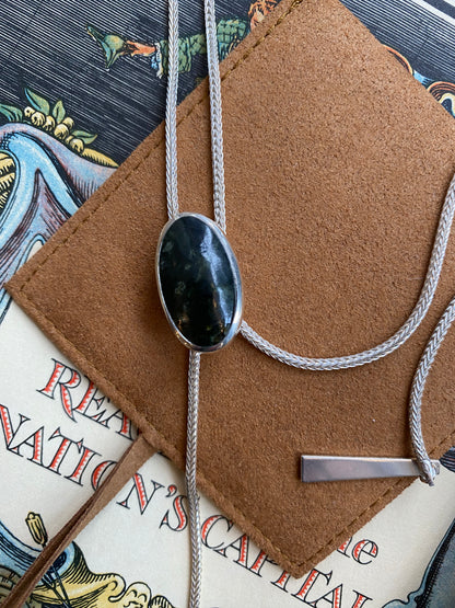 Sarah Safavi Jewelry - Silver Bolo Tie Necklace - La Lovely Vintage 