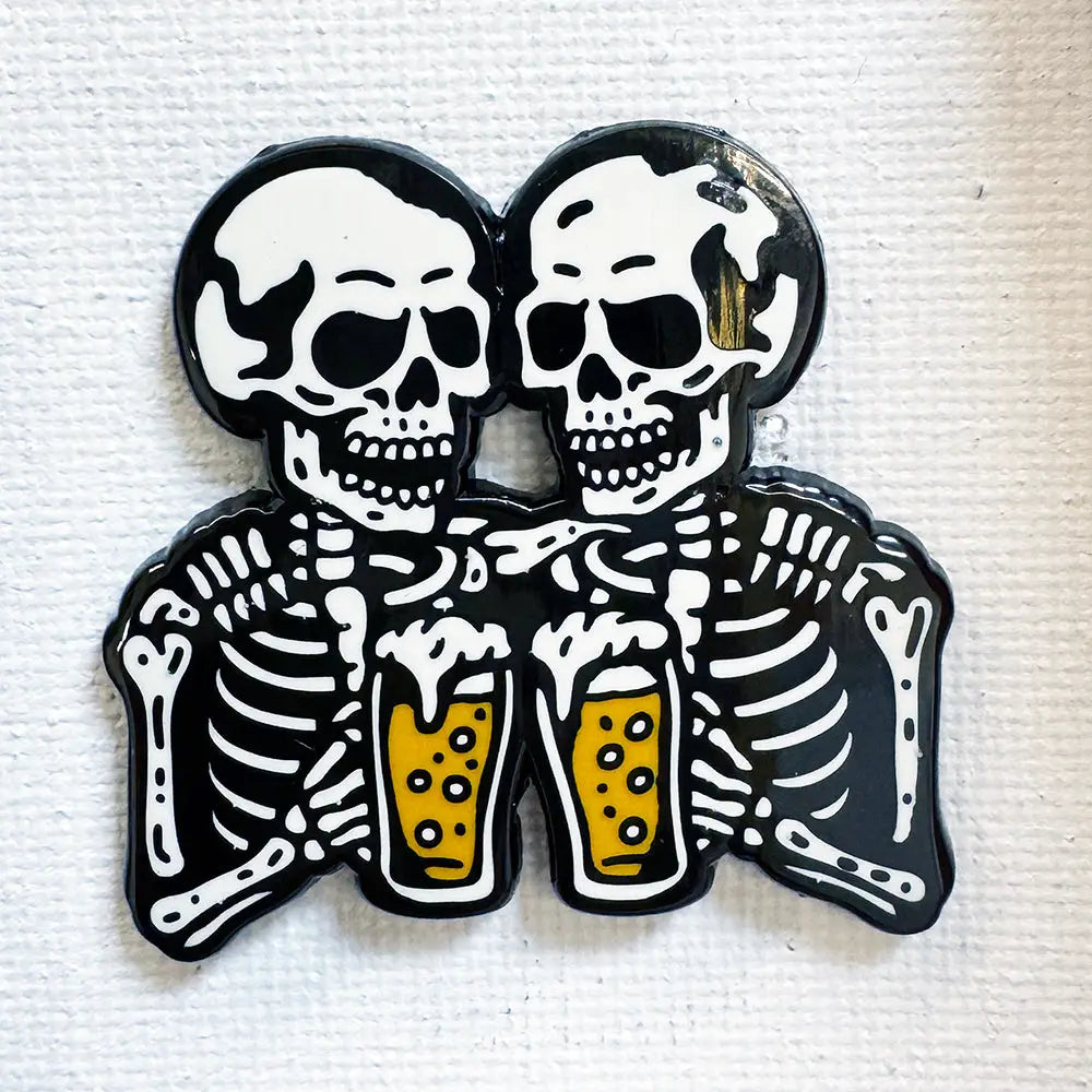 Strike Gently - Enamel Pin - La Lovely Vintage 