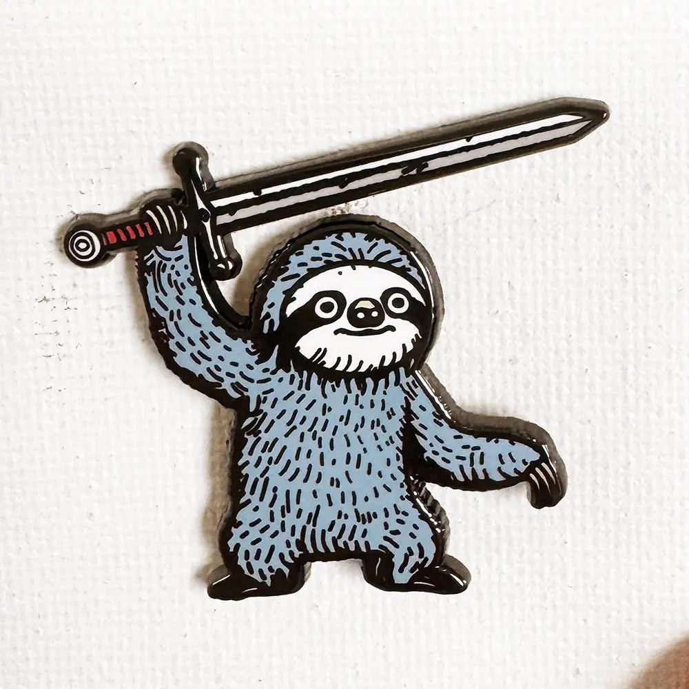 Strike Gently - Enamel Pin - La Lovely Vintage 