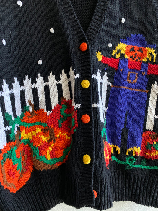 Vintage 1980’s Halloween Novelty Knit Sweater Vest - La Lovely Vintage 