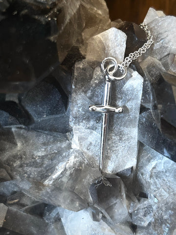 Mini Dagger Tarot Sword Protection Necklace by La Lovely