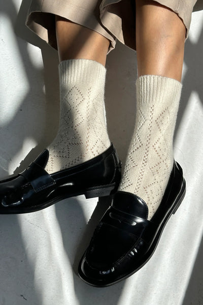 Le Bon Shoppe - Cashmere Pointelle Socks