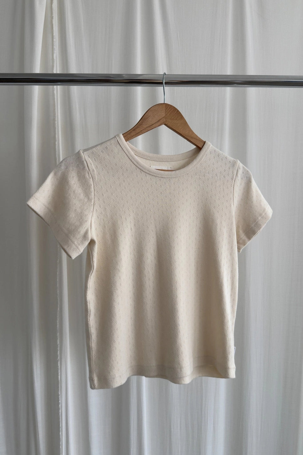 Le Bon Shoppe - Pointelle Babe Tee - La Lovely Vintage 