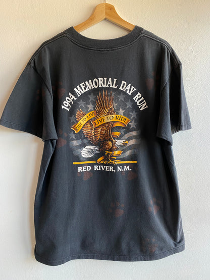 Vintage 1994 Red River Memorial Day Run All Over Print T-Shirt